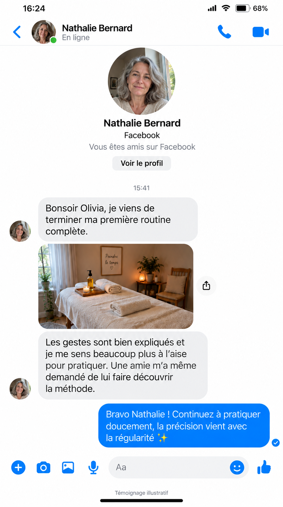 Témoignage illustratif de Nathalie Bernard sur la Méthode SHINTE