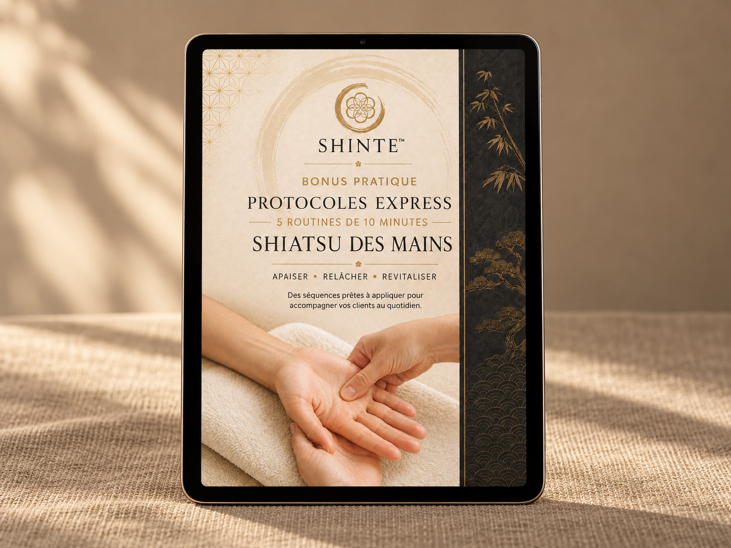 Protocoles Express — 5 routines de 10 minutes de Shiatsu des mains