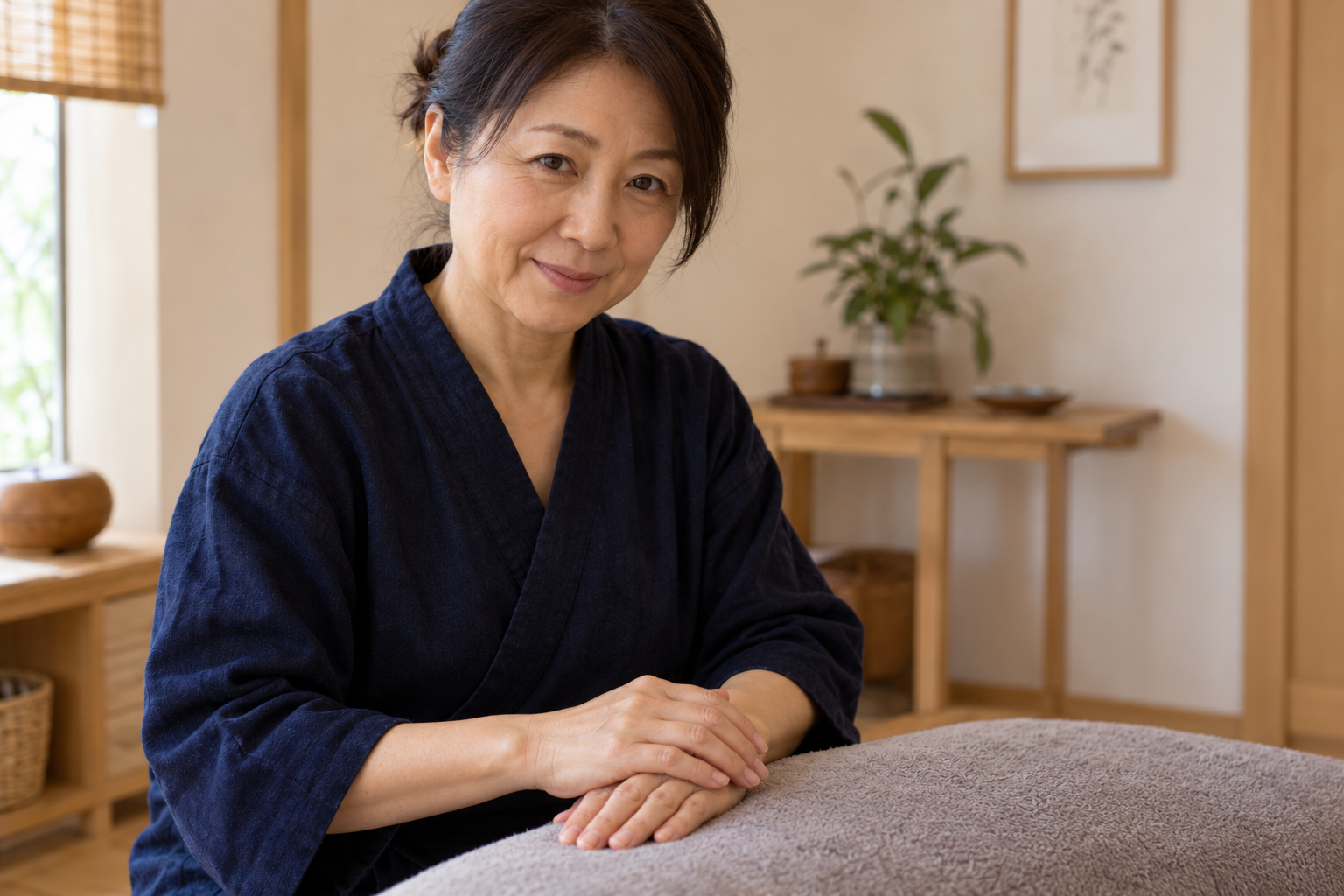 Olivia Laurent, experte japonaise en Shiatsu des mains et créatrice de la Méthode SHINTE